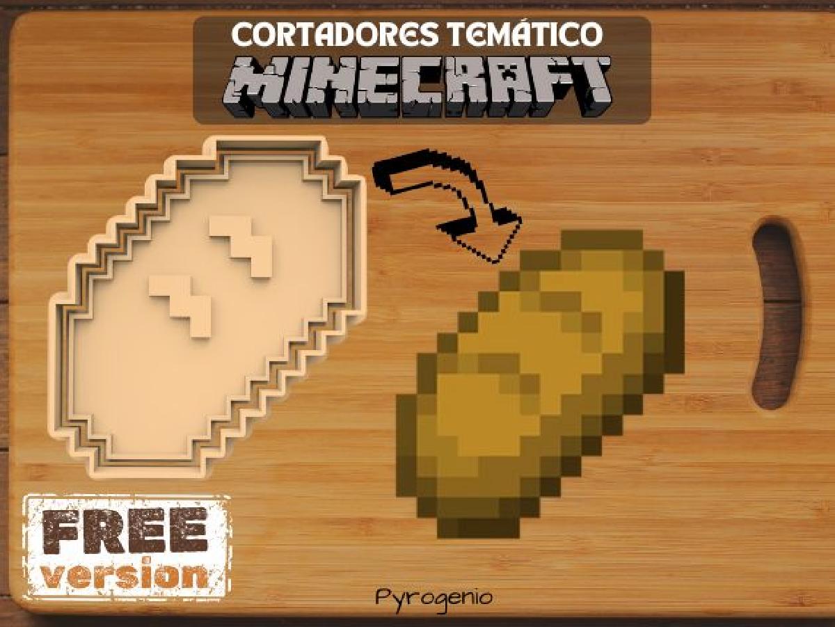 Cortador de Biscoito de Pao Minecraft