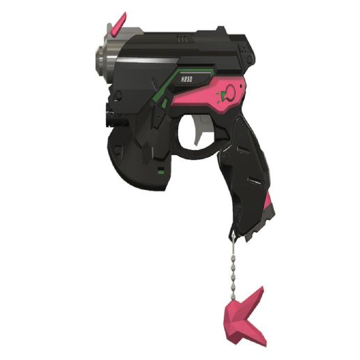 Pistola da D.Va com gatilho funcional, carregador, oco para iluminacao detalhes aprimorados.