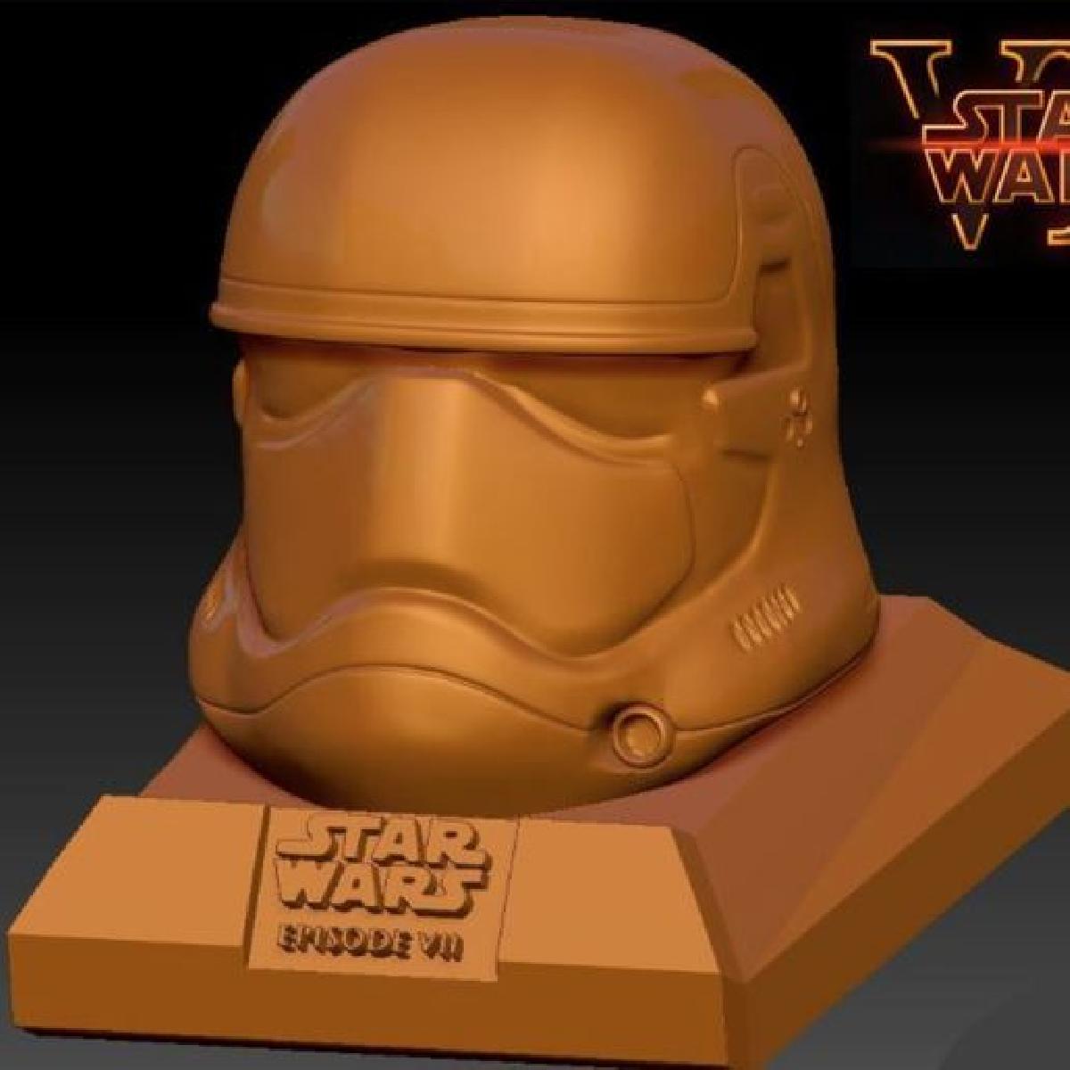 Star Wars Ep7 Novo Capacete de Storm Trooper