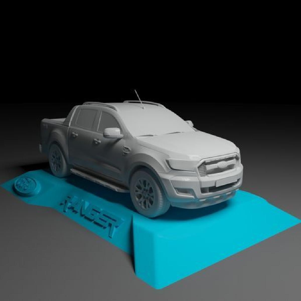 FORD RANGER WILDTRAK PARA IMPRESSAO 3D DE ARQUIVOS STL