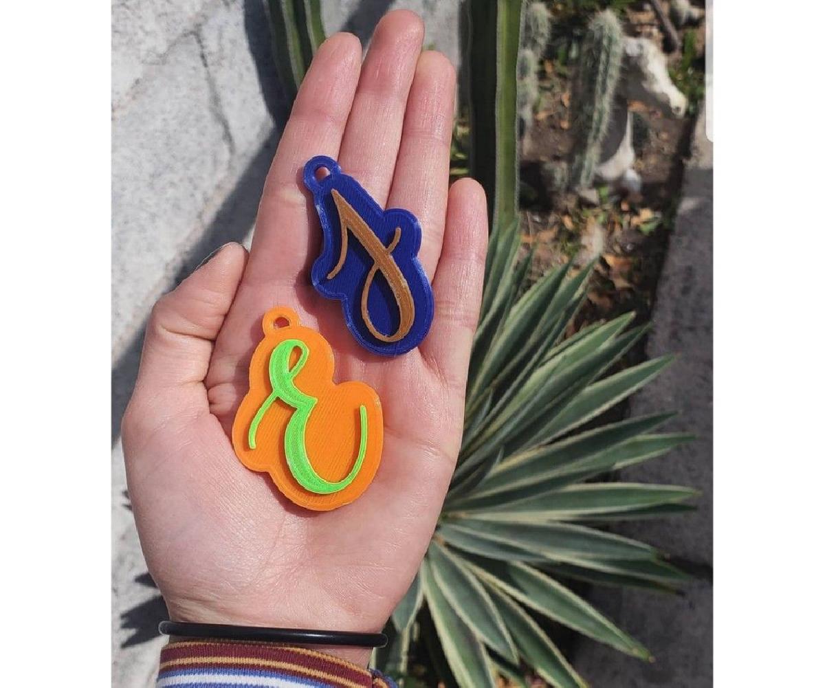 Chaveiros de Letras   Letters