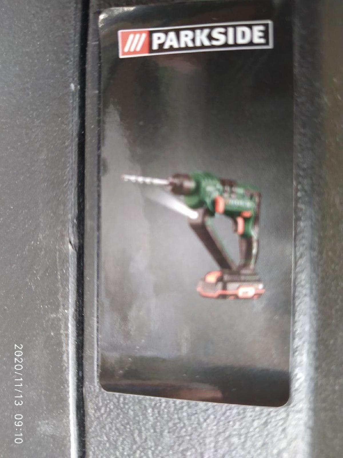 Caixa para acessorios e brocas de martelo rotativo Parkside