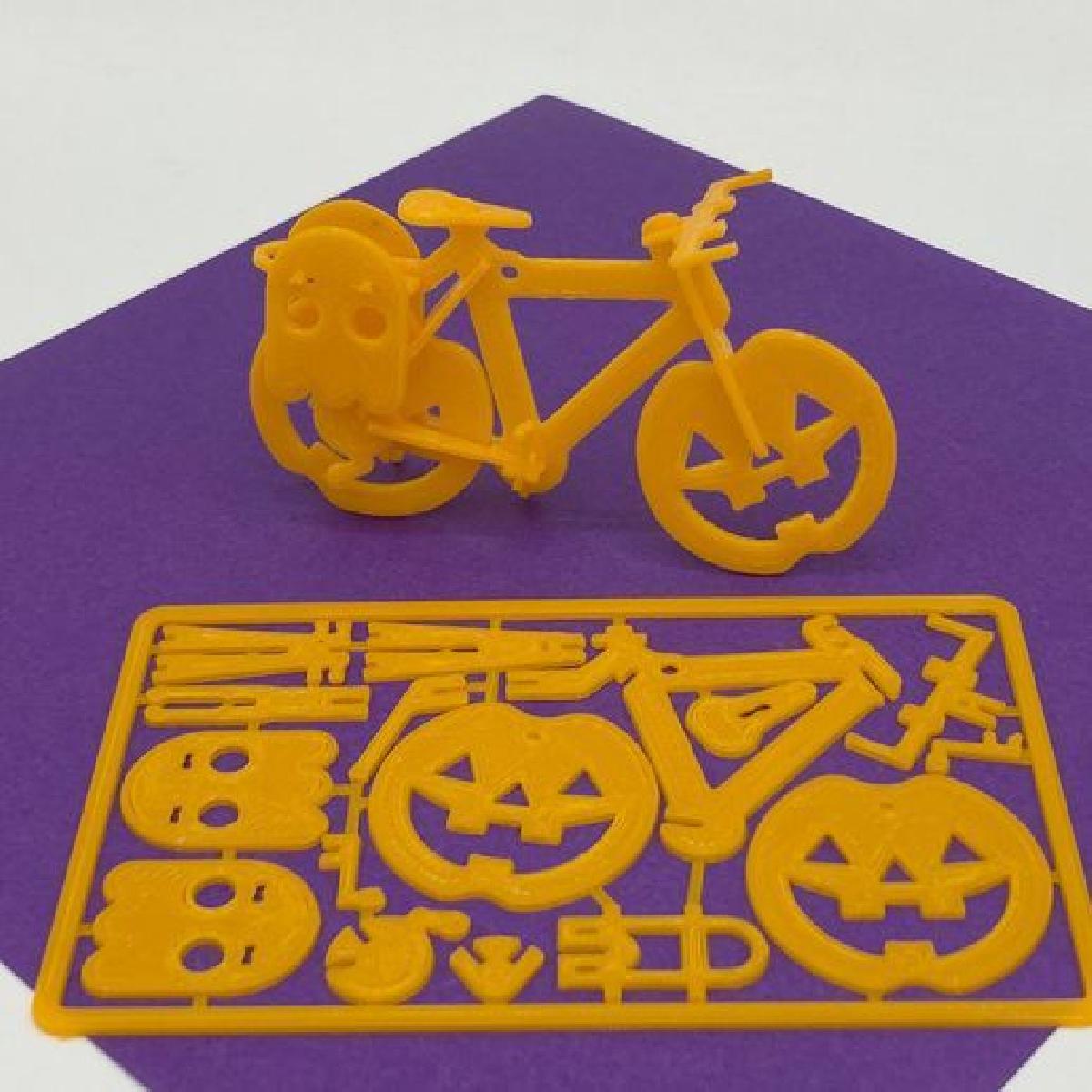 Cartao de Visita de Bicicleta de Turismo   Versao Halloween