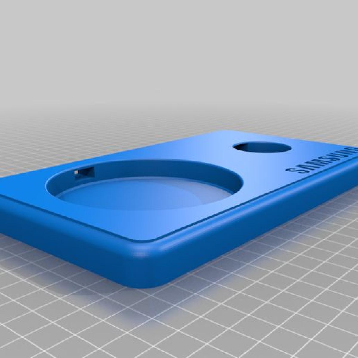 Base de Carregamento Platina para Telefone e Relogio Sem Fio Samsung