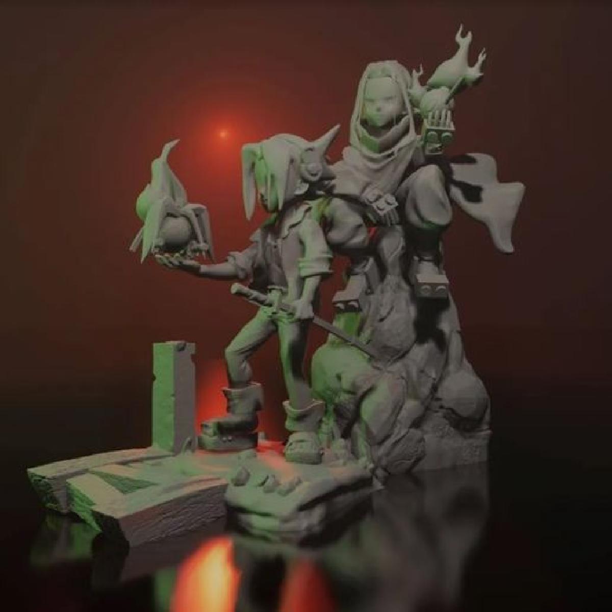 Shaman King   Modelo para impressao em 3D de Yoh Asakura