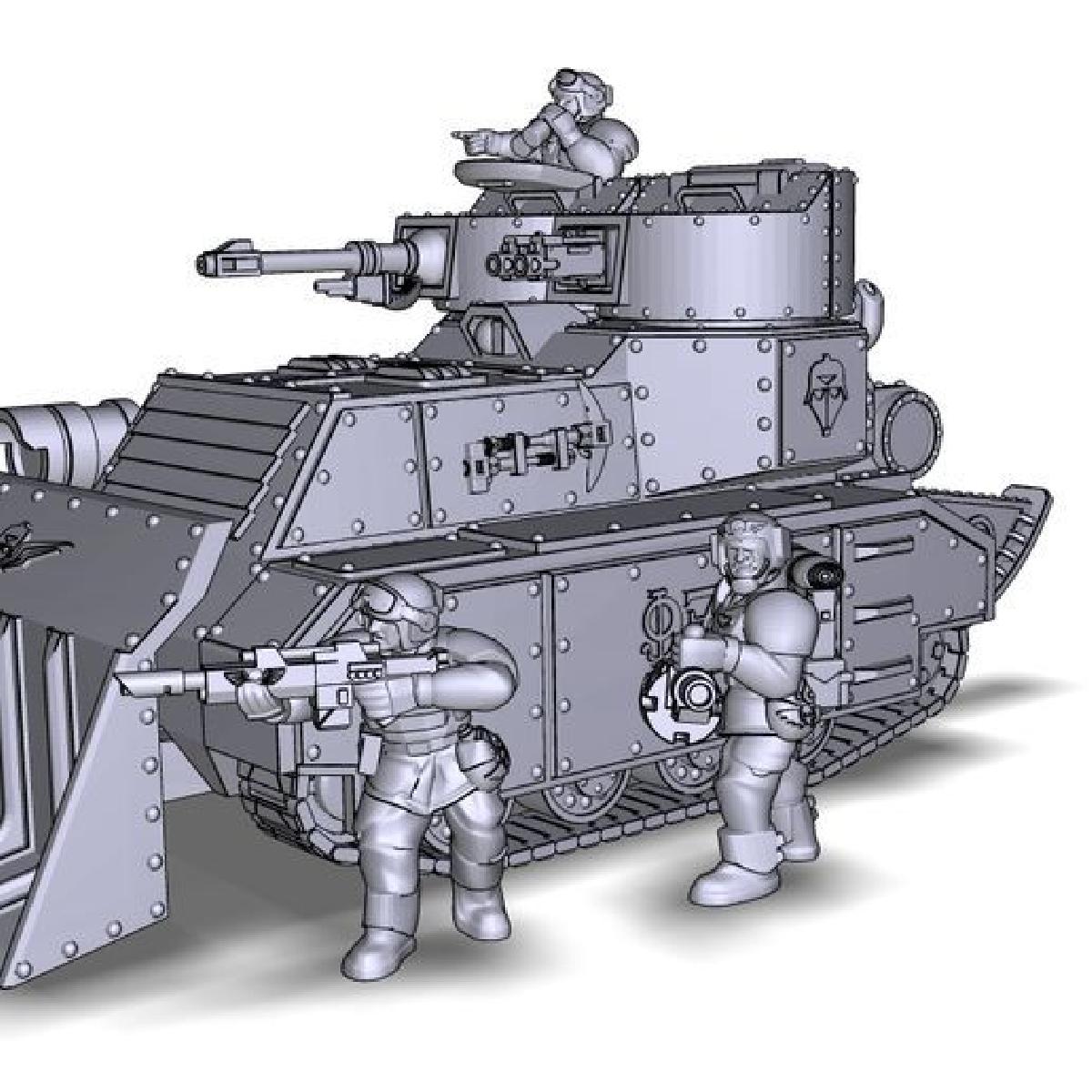 Tanque leve de duplo canhao "Nibelung   MK II" (Siegfried)