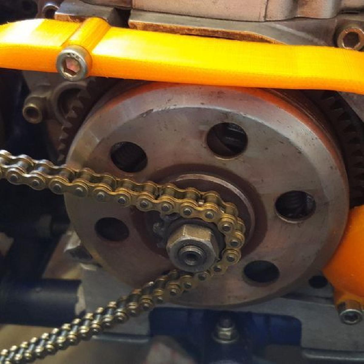 Capa do motor de partida Rotax Max e protetor de embreagem