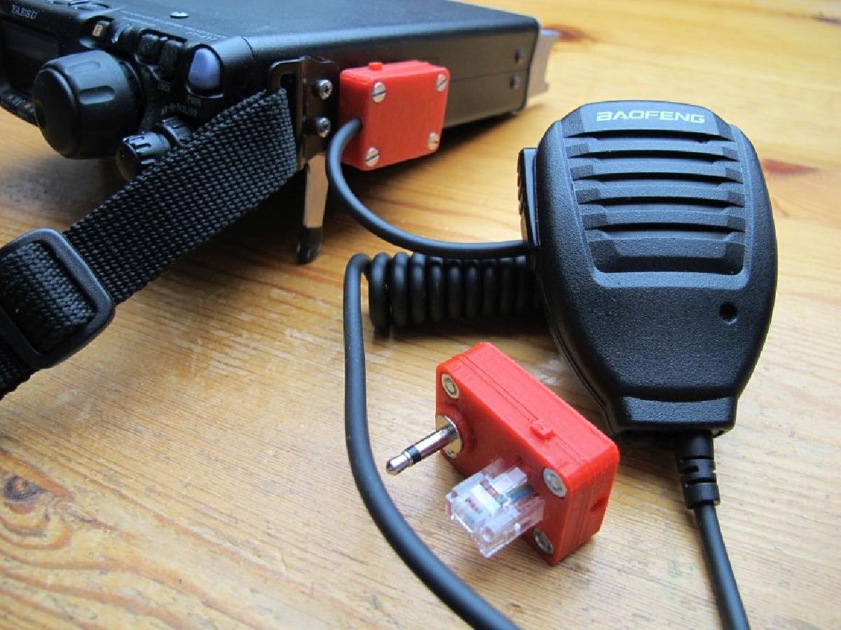 Conector do microfone do alto falante FT 817
