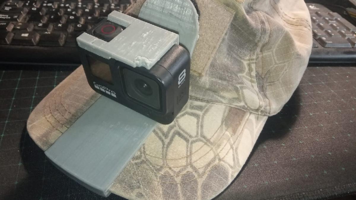 Suporte de gorra para GoPro 8