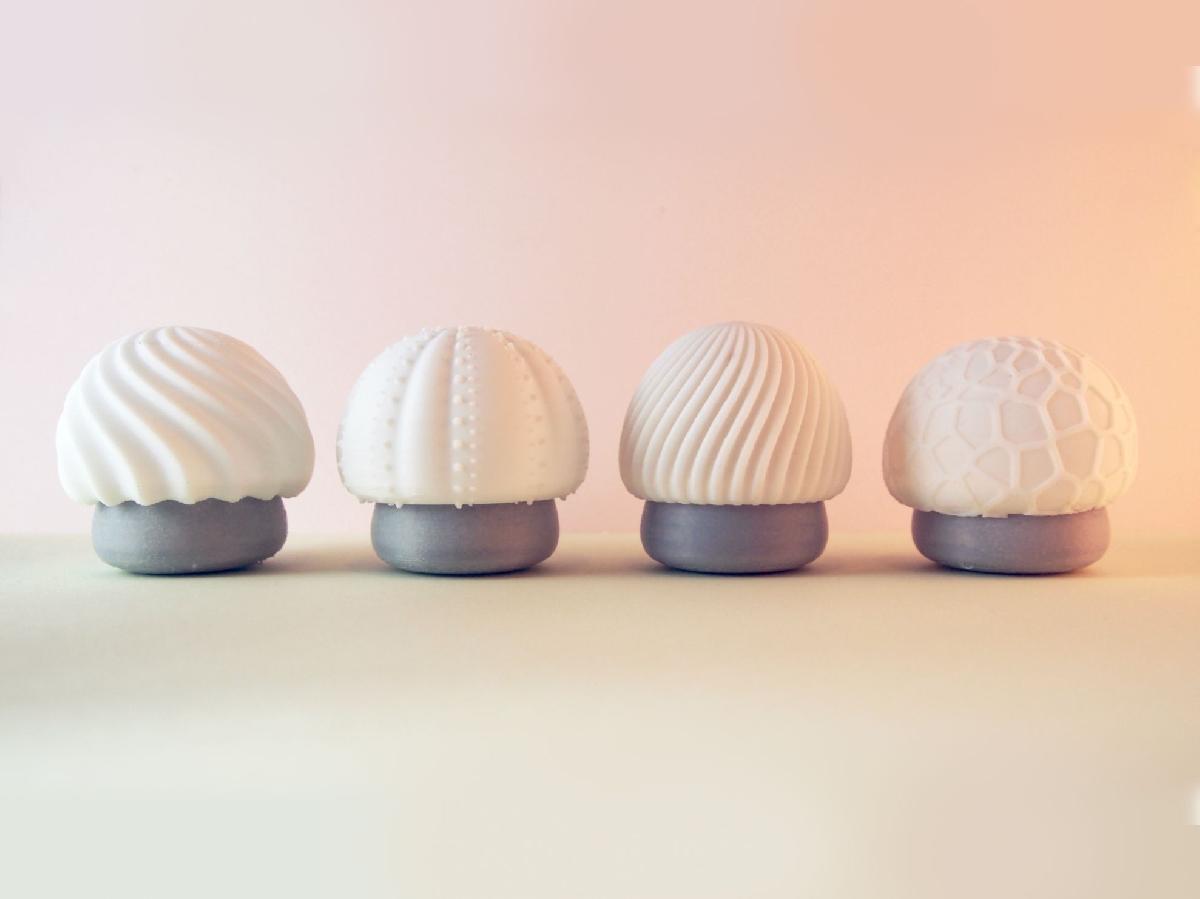 Shroomies (suportes eletrônicos de luz de chá)