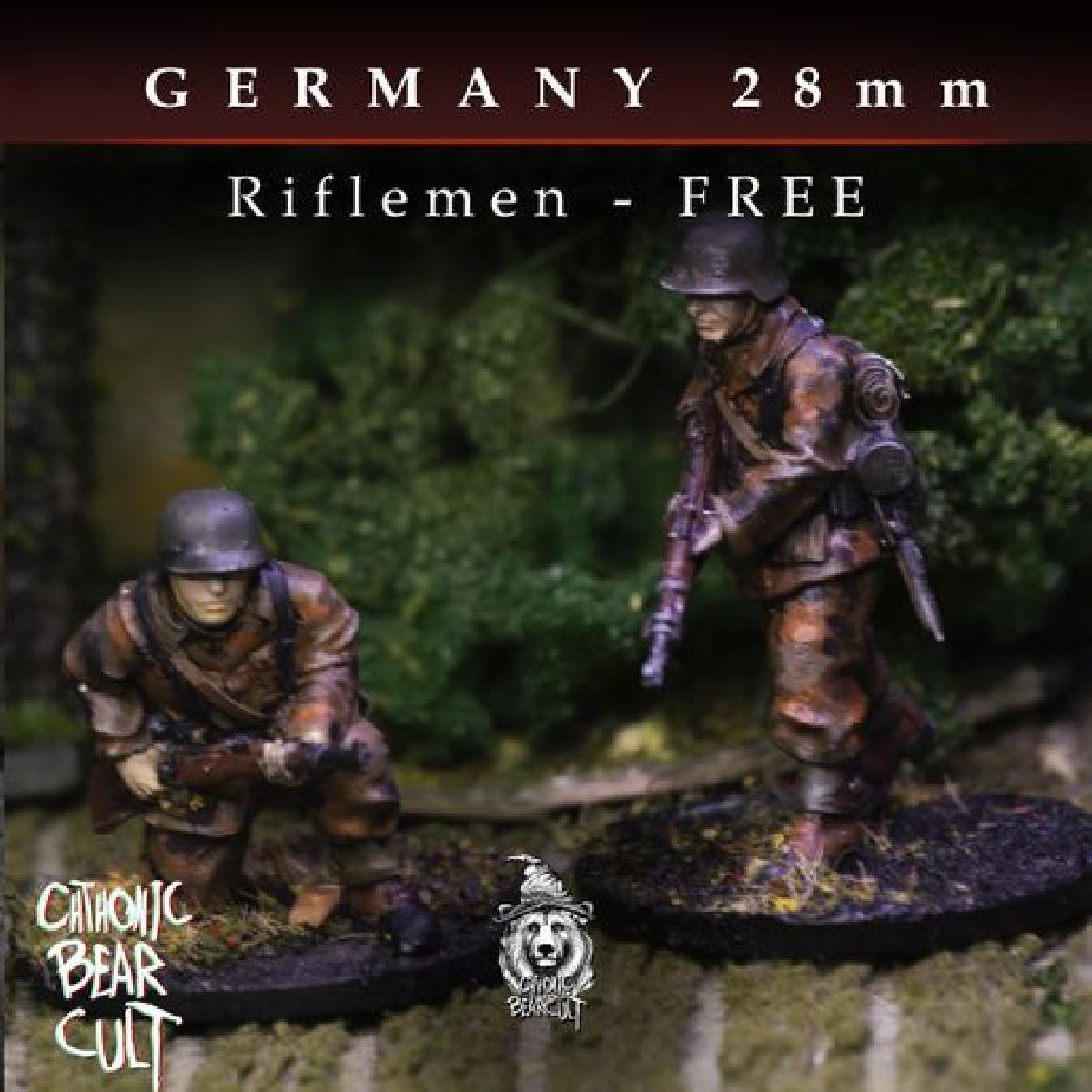 Fuzileiros de infantaria GER da 2ª Guerra Mundial, 28 mm