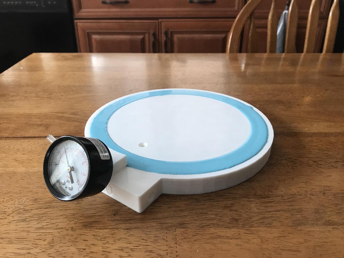 Base da Camara de Vacuo/Degassagem Impressa em 3D