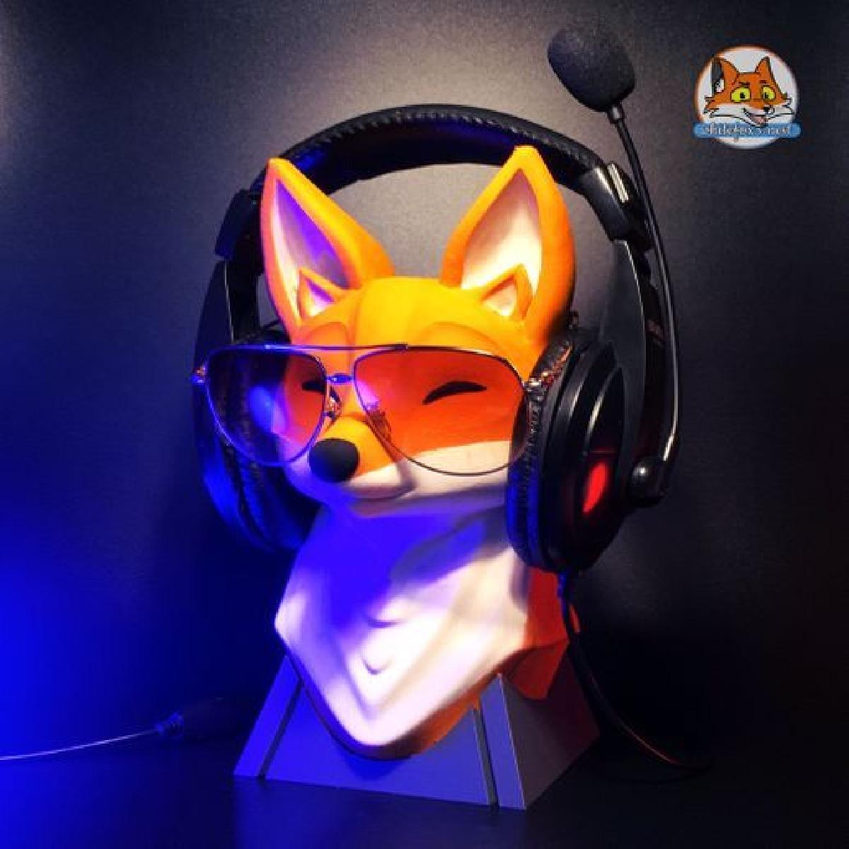 Suporte para Headset Happy Fox