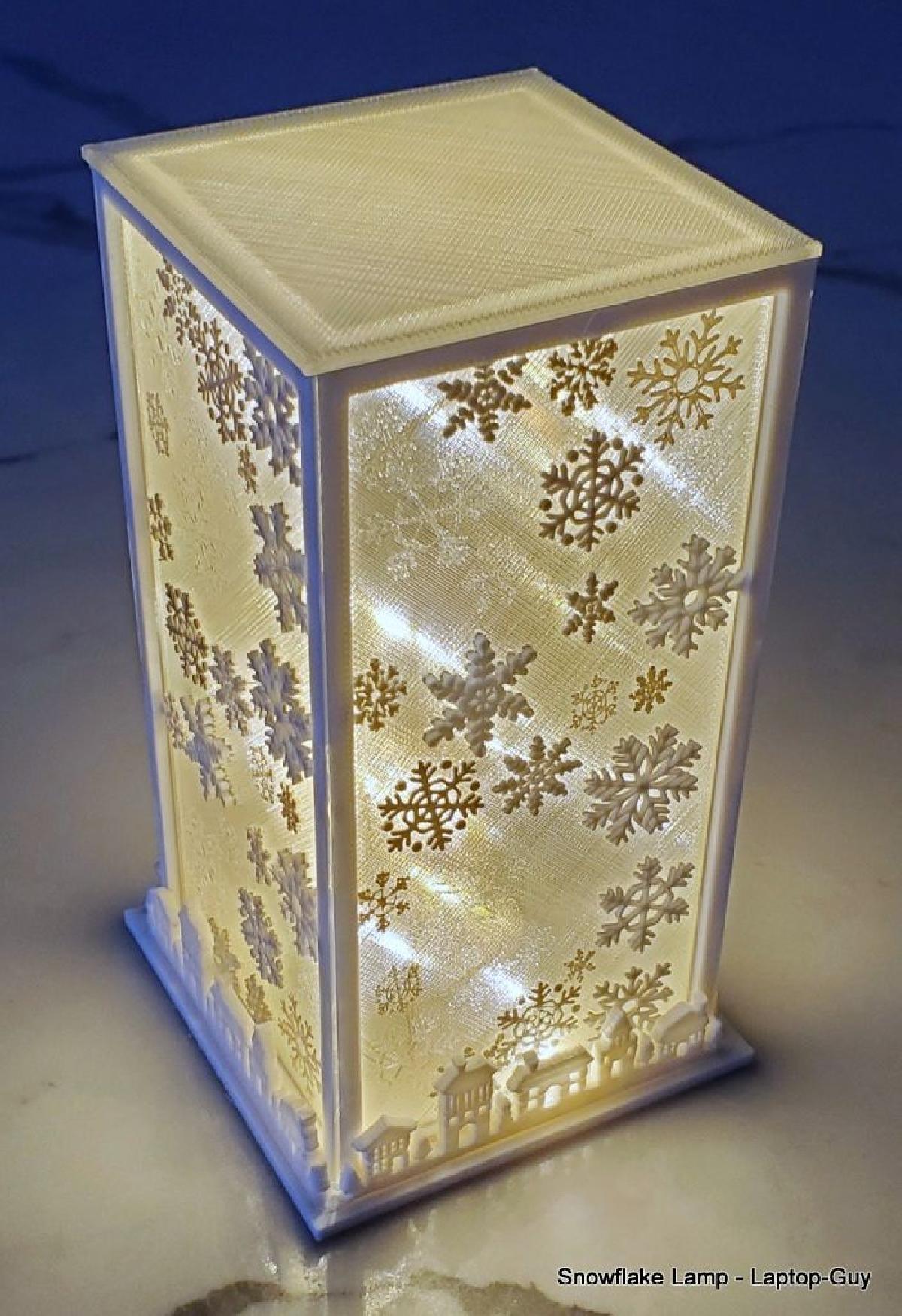 Lanterna de Floco de Neve