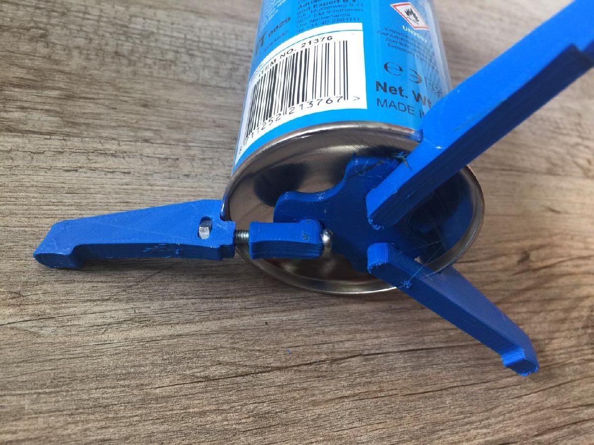 suporte para cartucho/botao de gas de camping aproximadamente 65mm ajustavel
