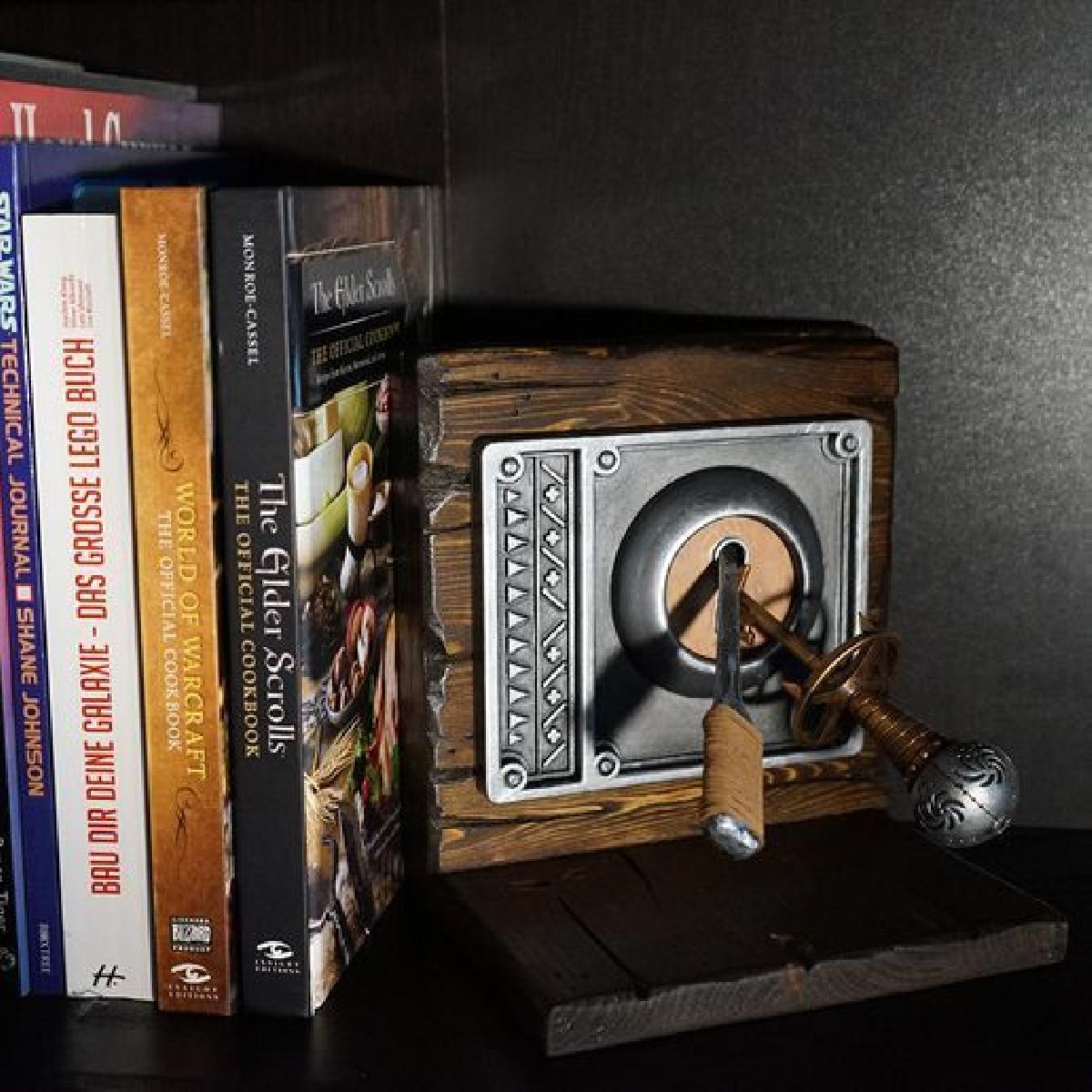 Suporte para Livros de Fechadura e Chave Skyrim