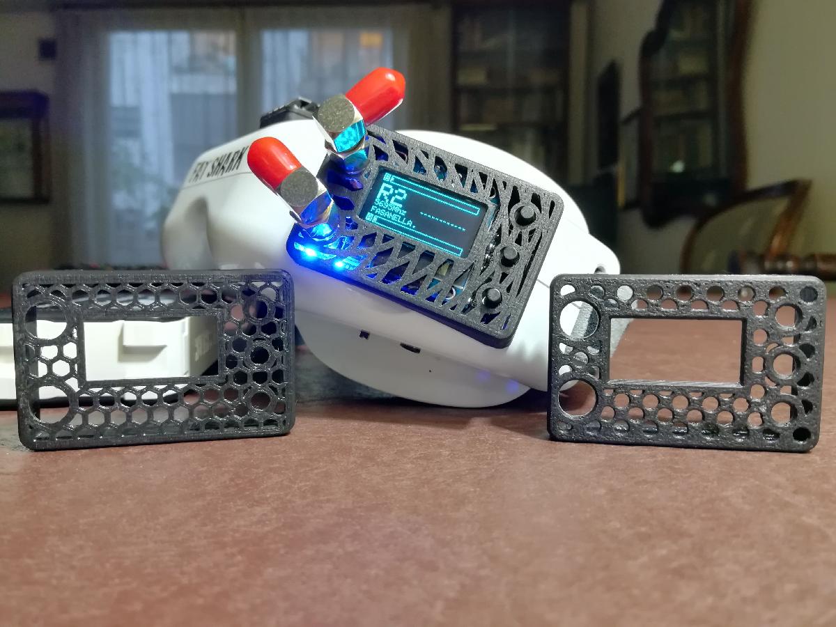 Capa Furious FPV True D V3.5 para Fatshark Dominator HD (possivelmente compativel com AKK Diversity RX)