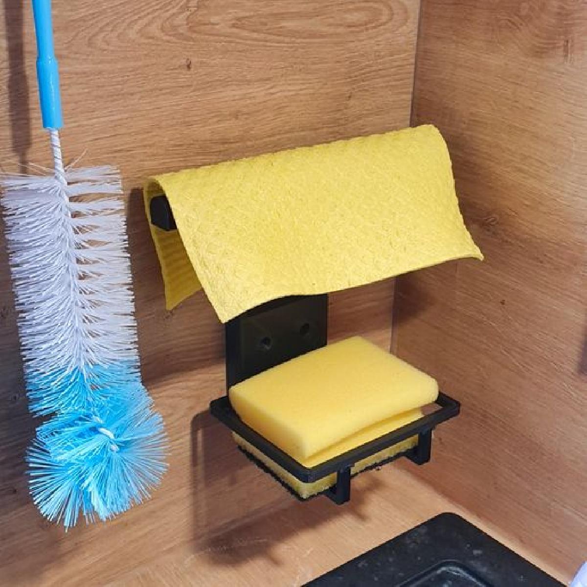 Organizador de Pia de Cozinha / Organizador de Pia / Cabide de Pano / Suporte de Esponja