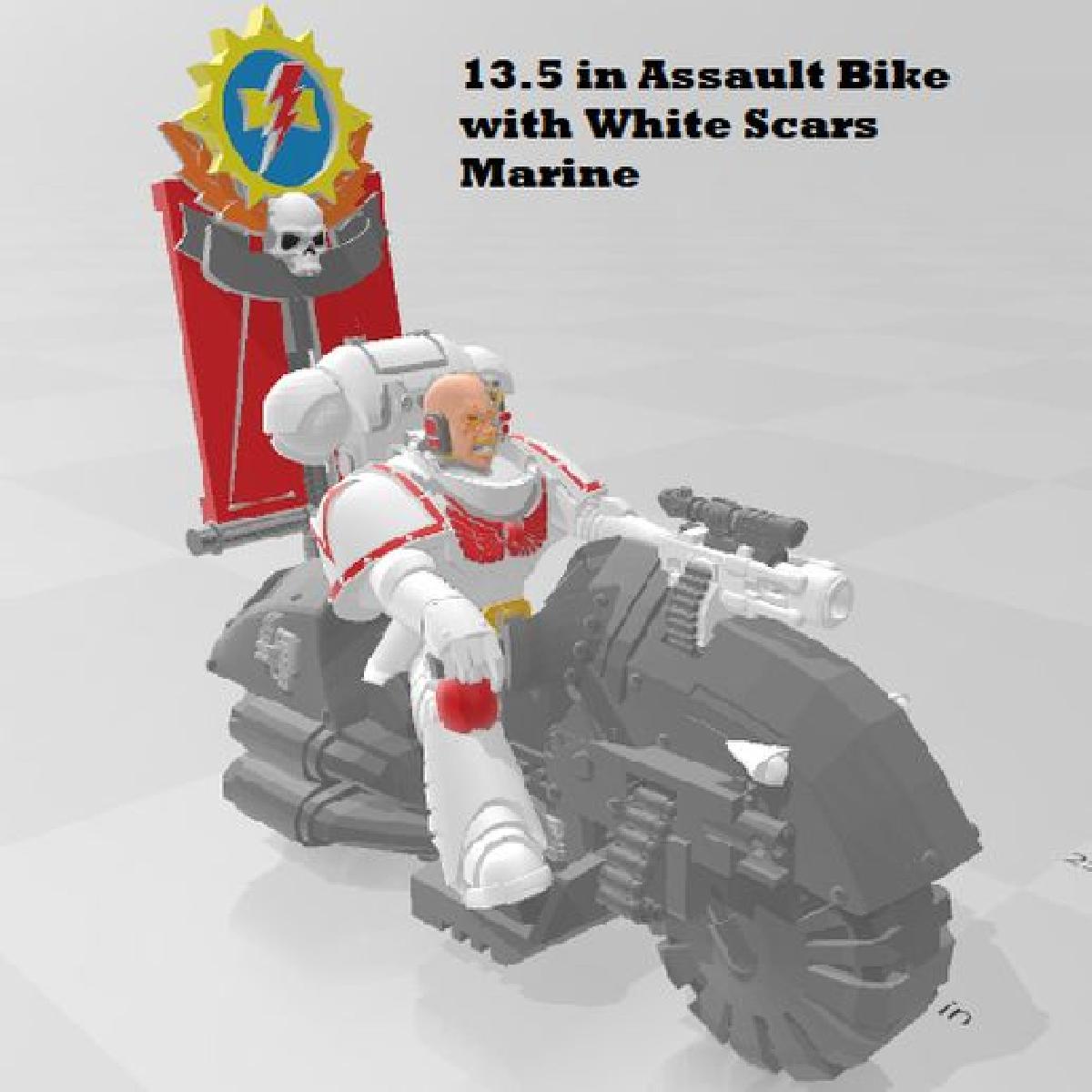 Bicicleta de Ataque Personalizada McFarlane de 13,5 polegadas com Marine