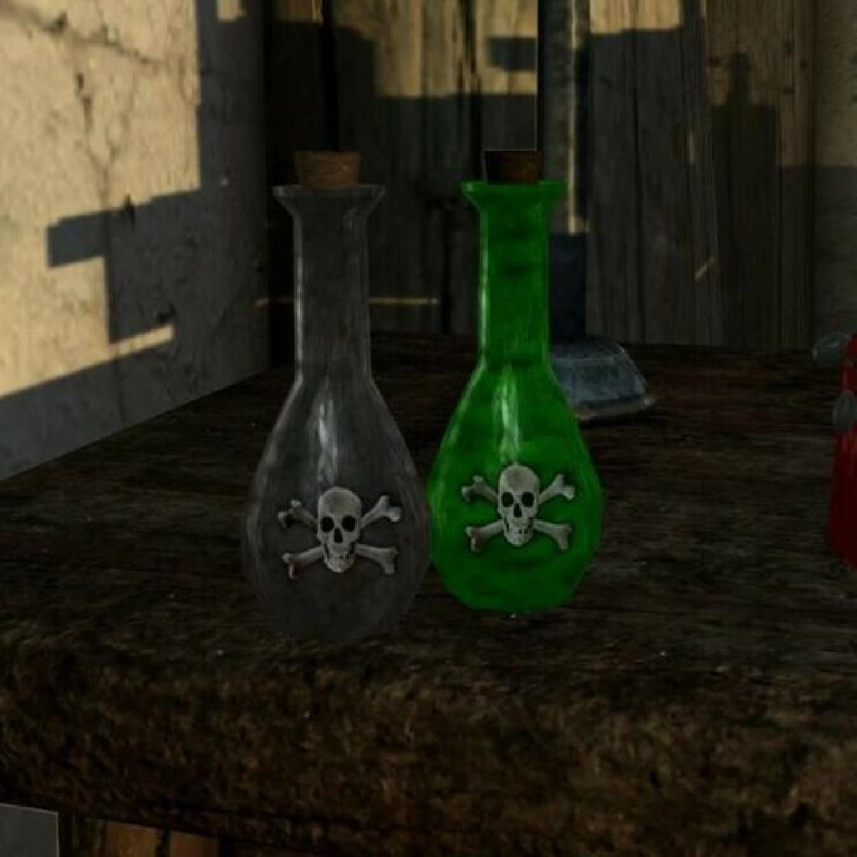 Garrafas de Veneno de Skyrim