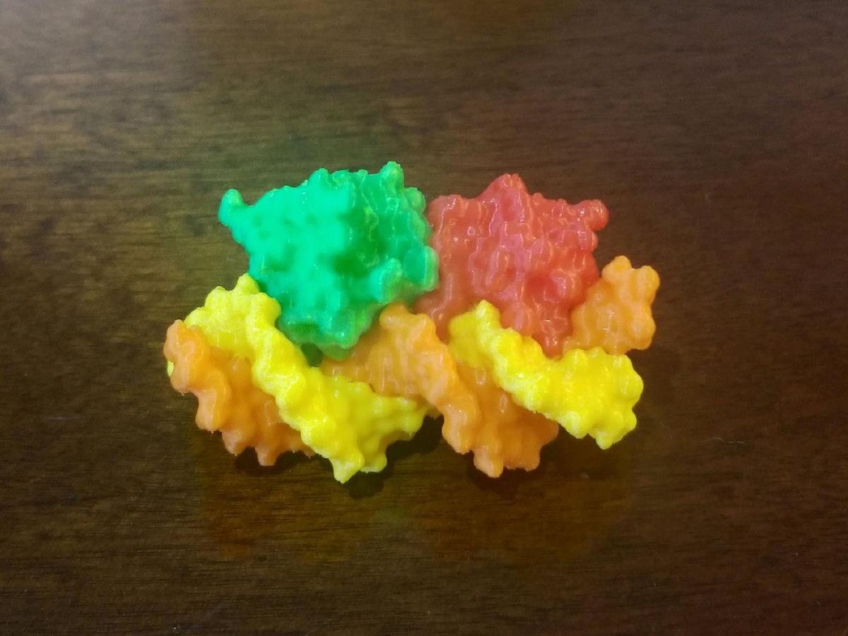 Complexo de proteina DNA do fago Enterobacteria 434 CRO/OR1: PDB 3CRO