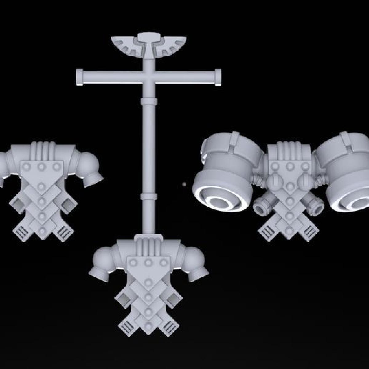 Mochilas de Anoes Espaciais Blindados 28mm