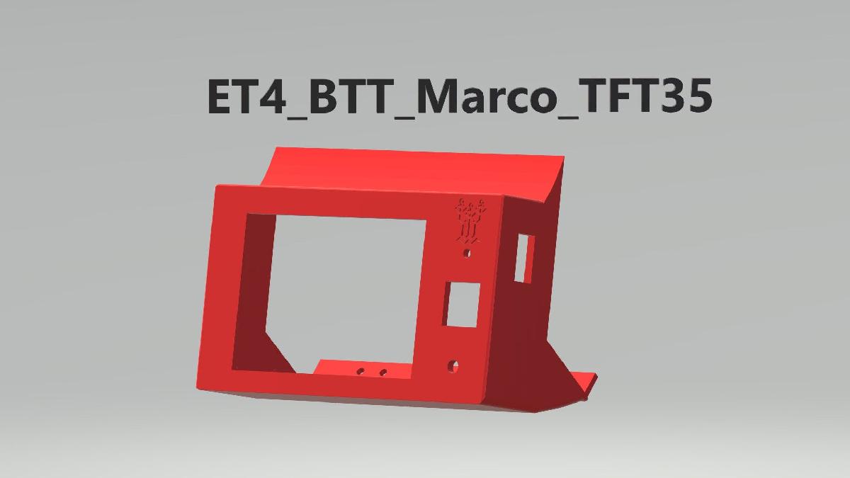 Anet ET4: Estrutura Bigtreetech TFT35