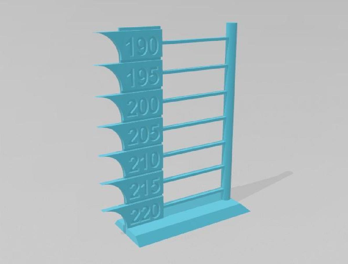 Torre de temperatura e pontes para PLA