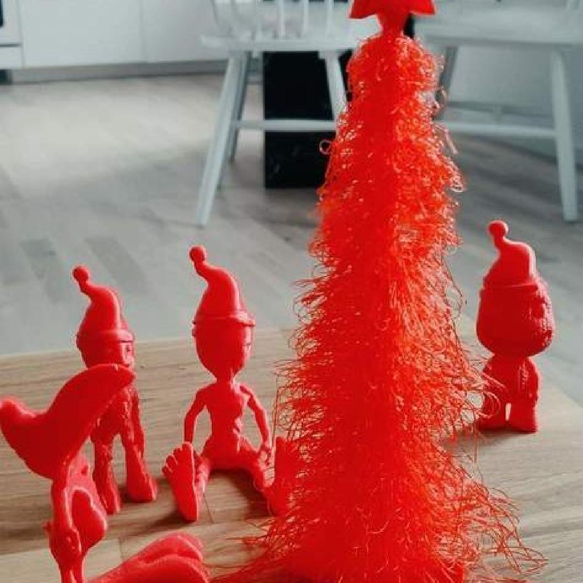 mini arvore de Natal + enfeite de topo