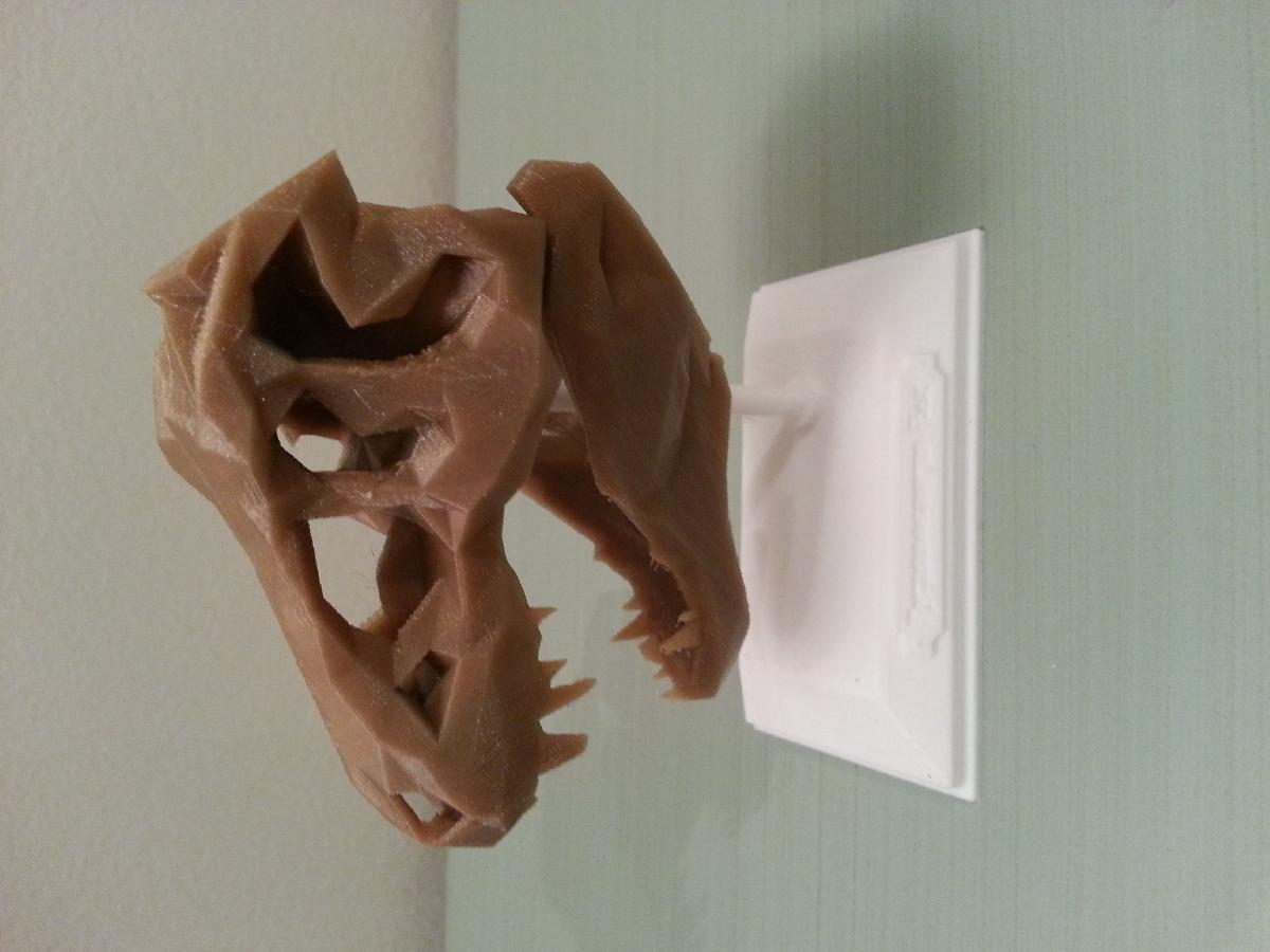 Cranio de T Rex Low Poly