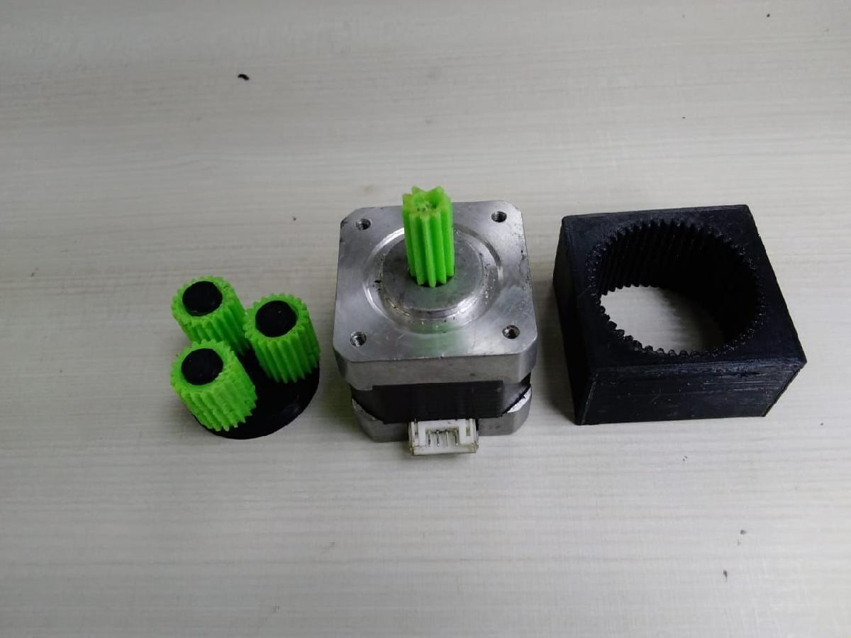 Reducao planetaria Nema 17