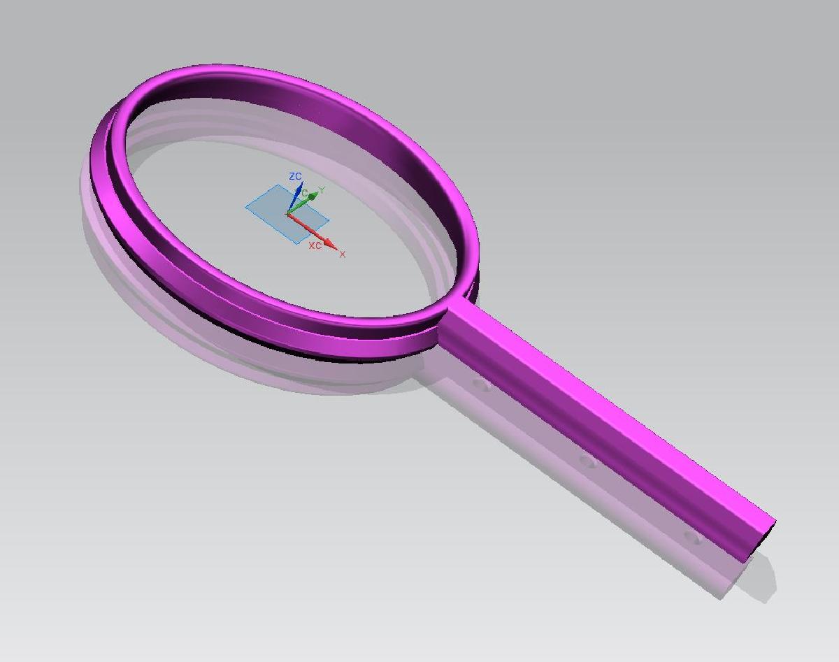 telaio de suporte para lente de aumento