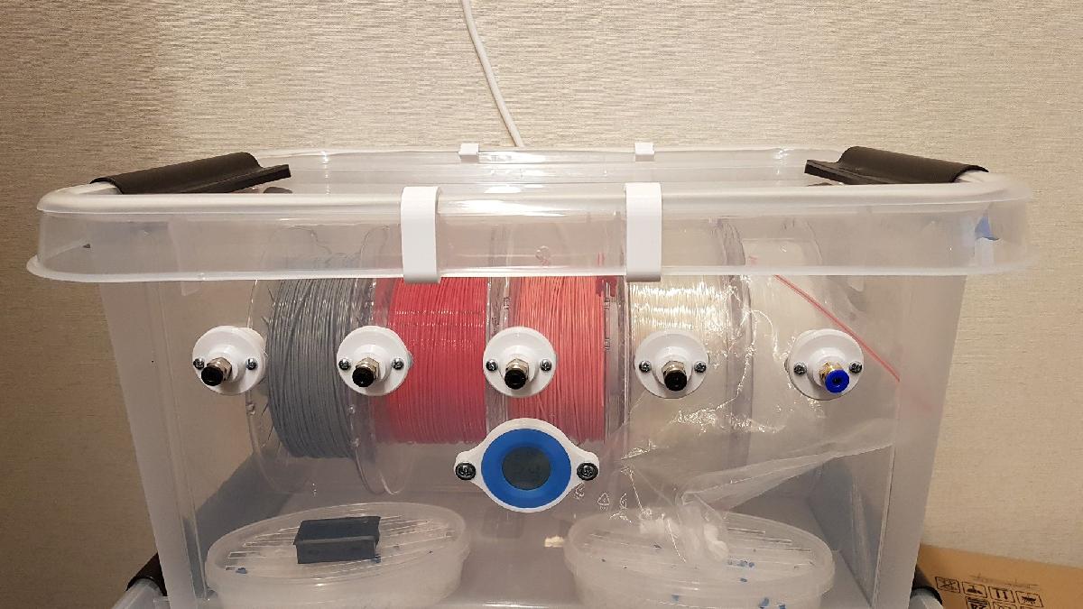 Elementos de fixacao para estanqueidade (Caixa de Secagem de Filamento "PLAST TEAM TOP STORE 32L")