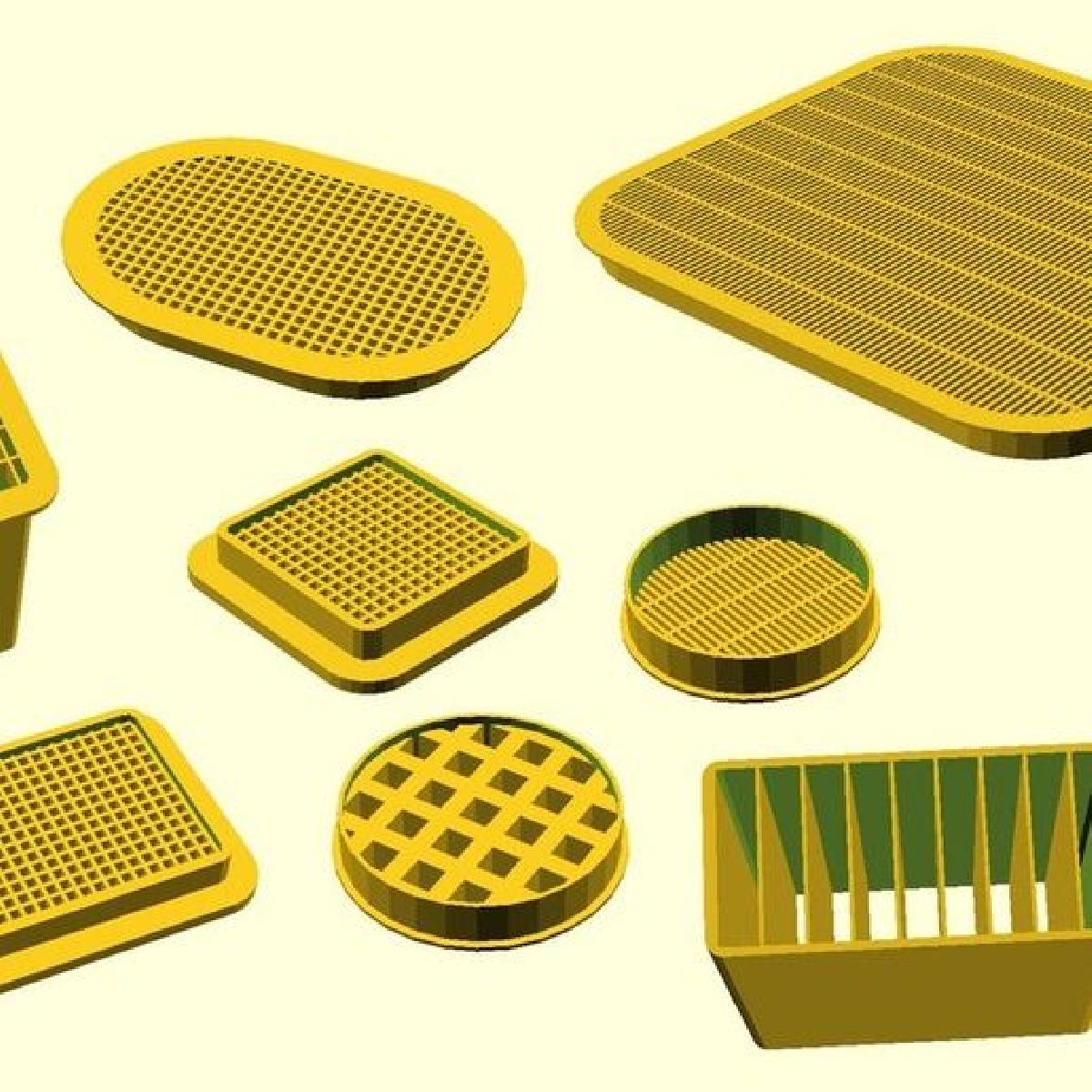 Grade de ventilacao personalizavel