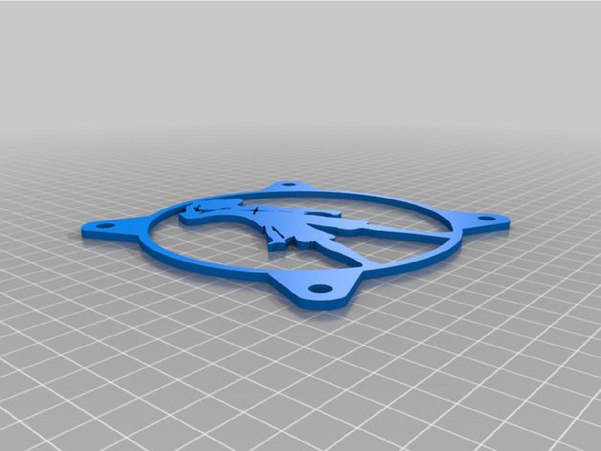 Capa de ventilador para PC do Luffy (One Piece)