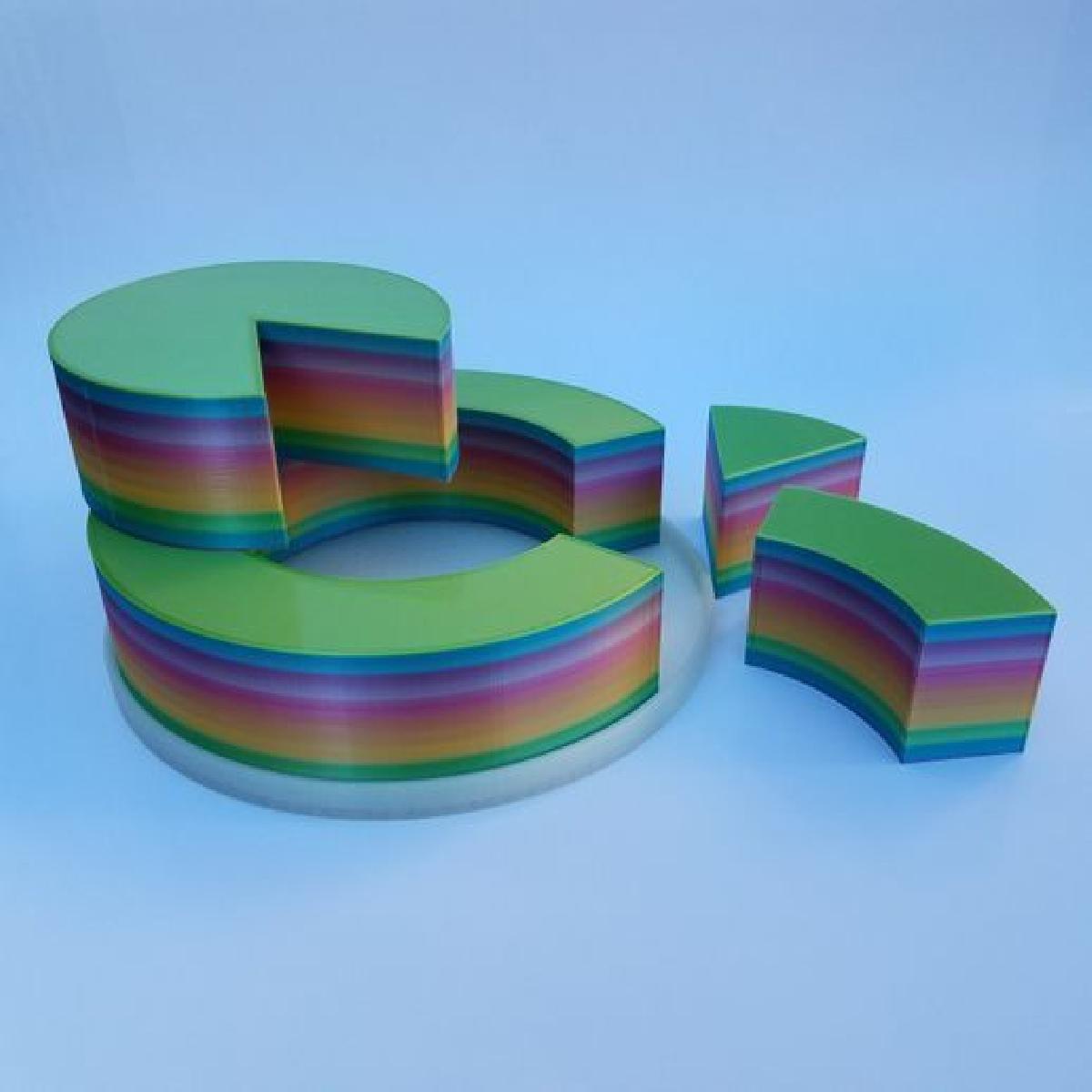 Modelo de Setor de Anel com Bandeja