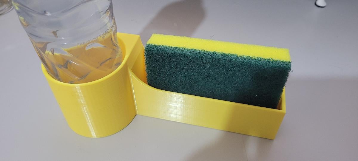Detergent and sponge holder