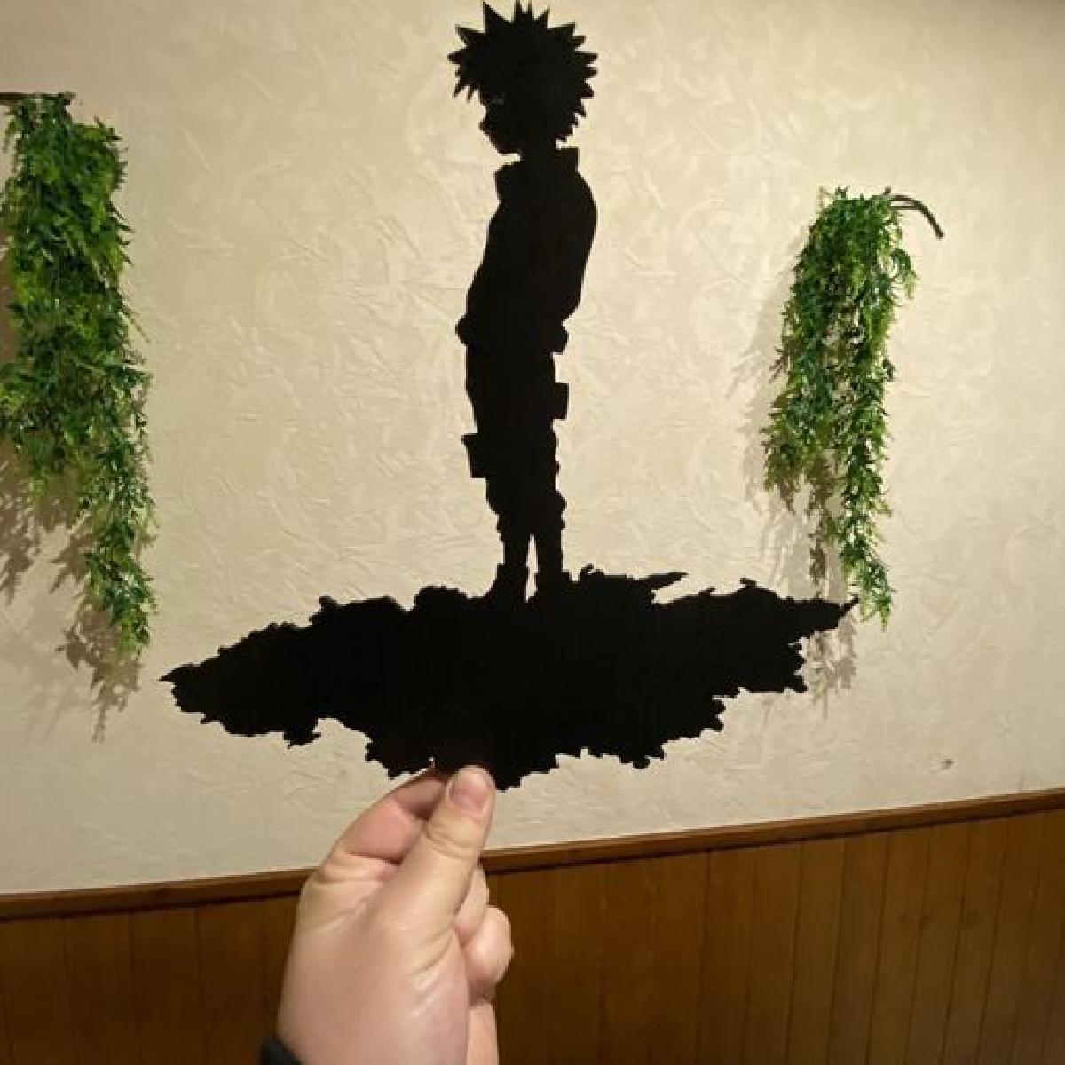 Naruto Uzumaki manga Silhueta 2D