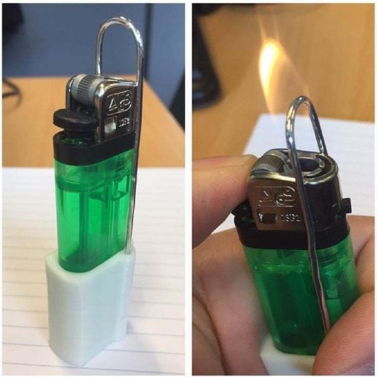 Isqueiro desinfetante Botao de pressao
