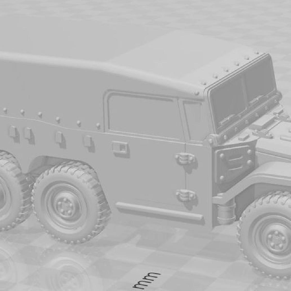 VEICULO UTILITARIO LEVE HEVONEN 6X6 Carga Fechada, Ambulancia e Caminhao de Radar/Satcom CONVERSAO
