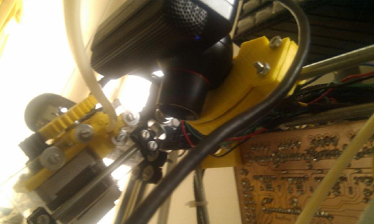 Sistema de suporte para PS3Eye para Reprap