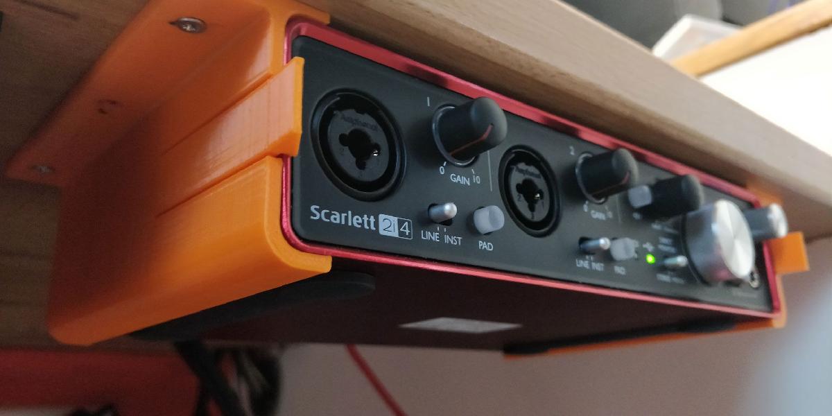 Suporte Focusrite Scarlett 2i4 & 2i2 2ª Geracao