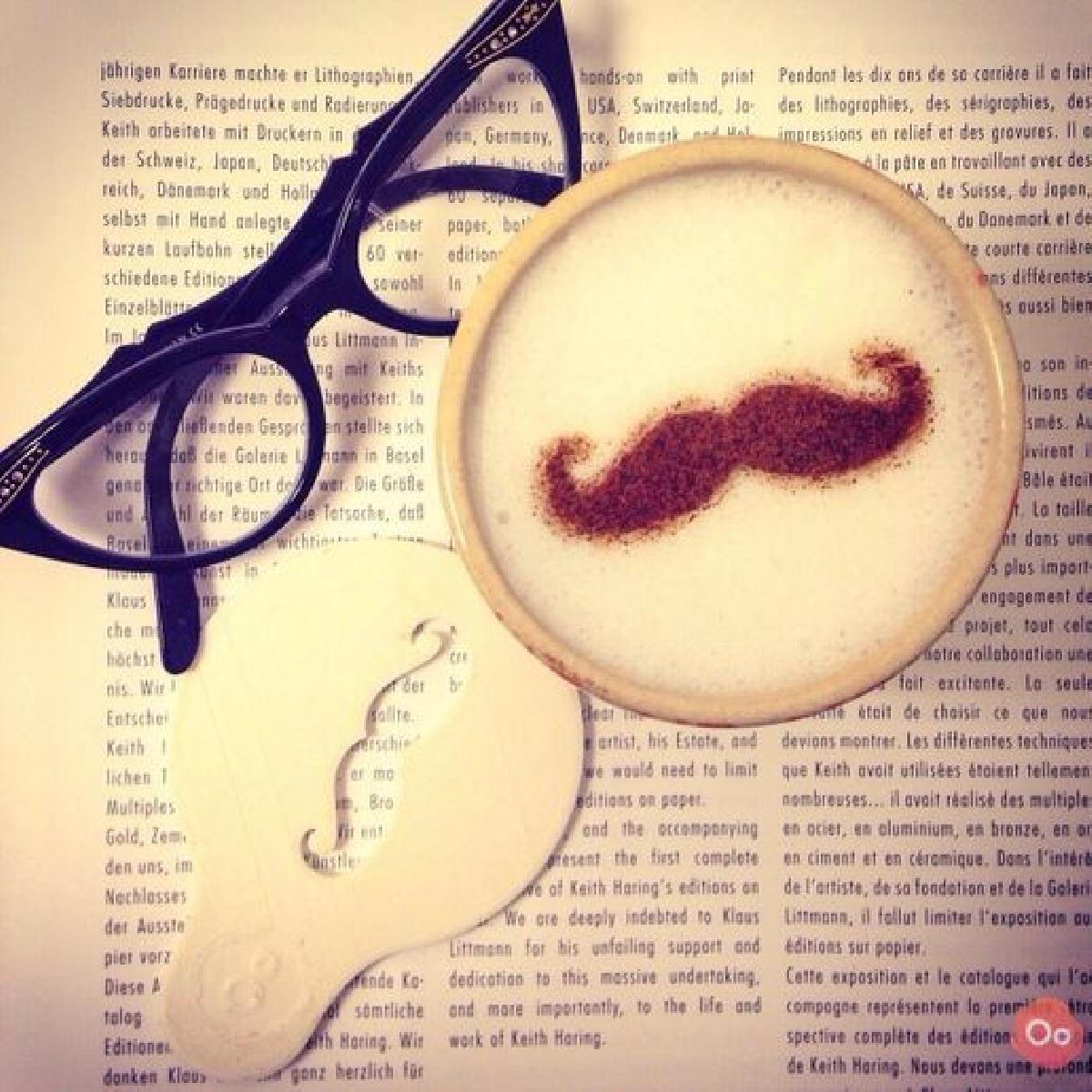 Template de Decoracao de Cafe do Bigode do Papai Noel