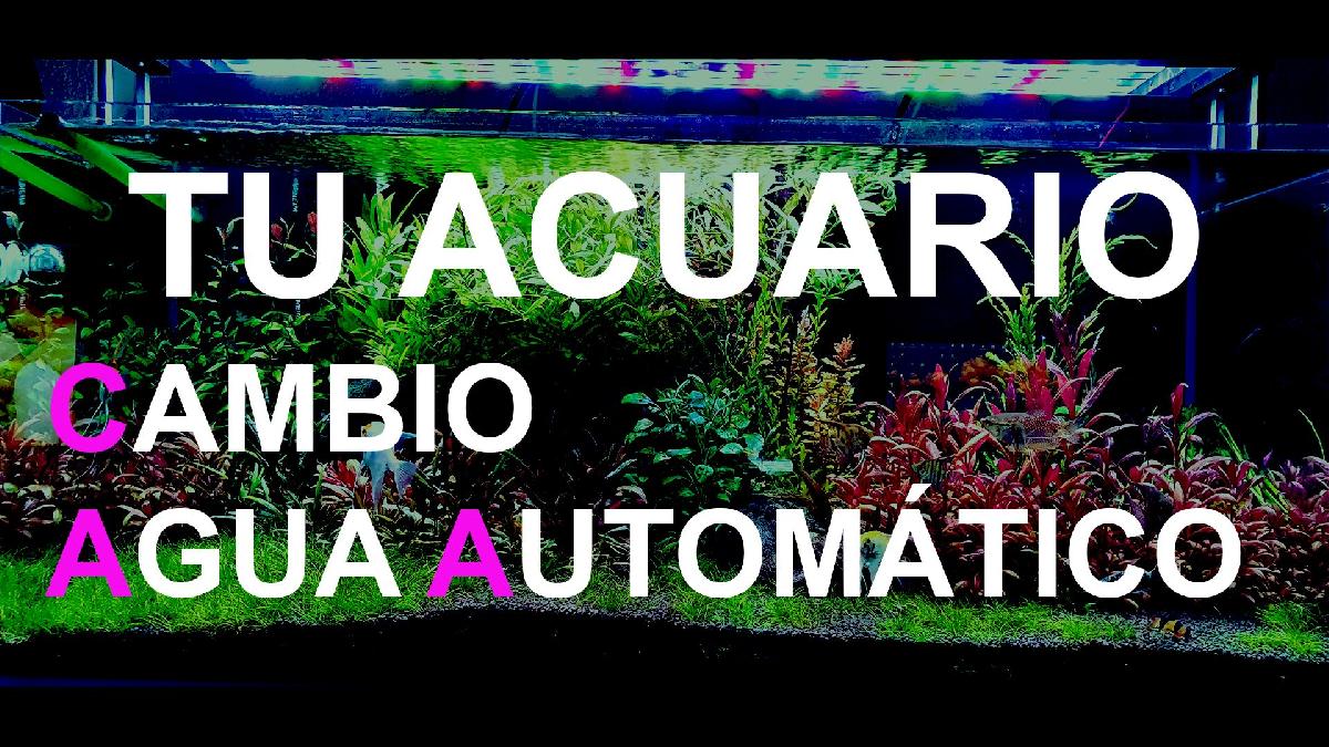 Troca automatica de agua do aquario