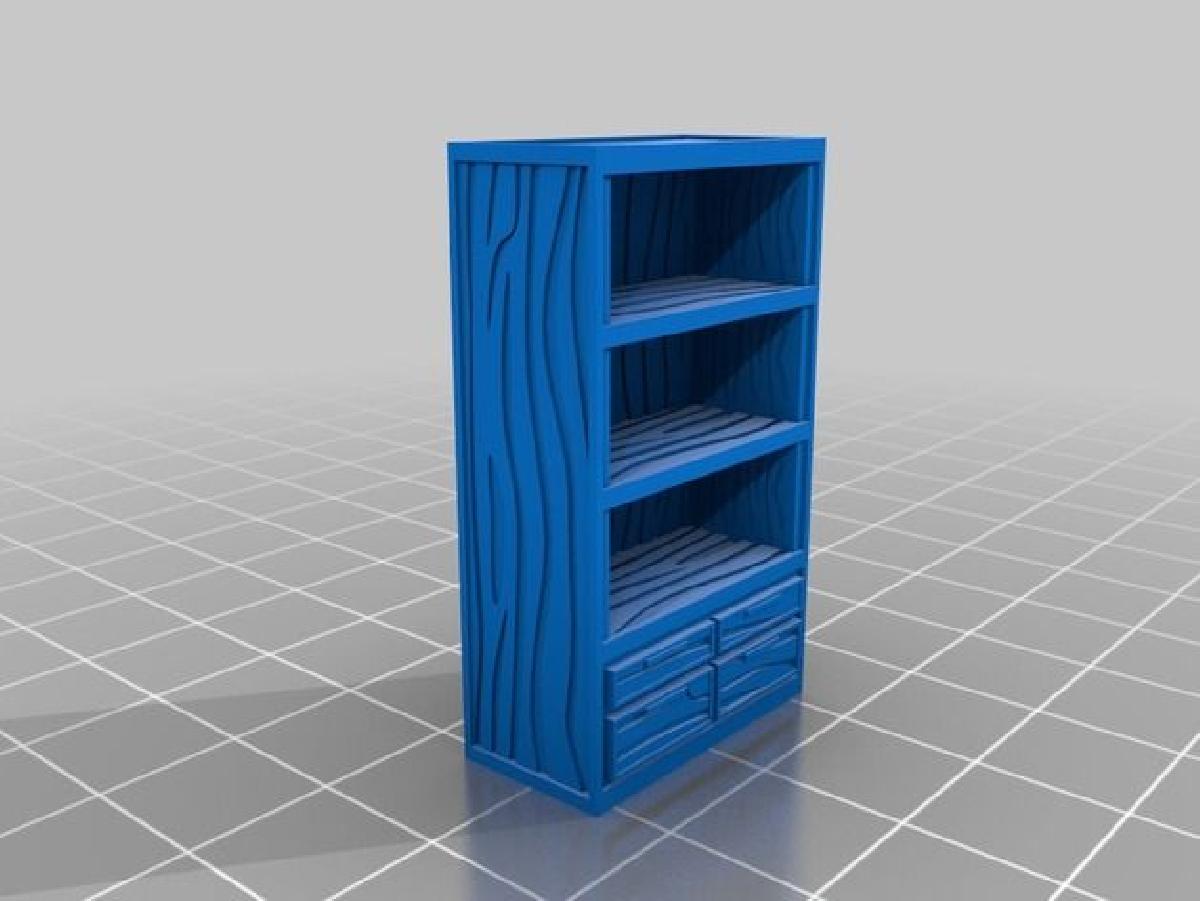 OpenDungeonTiles: Decoracao de Masmorras: Estante com Gavetas