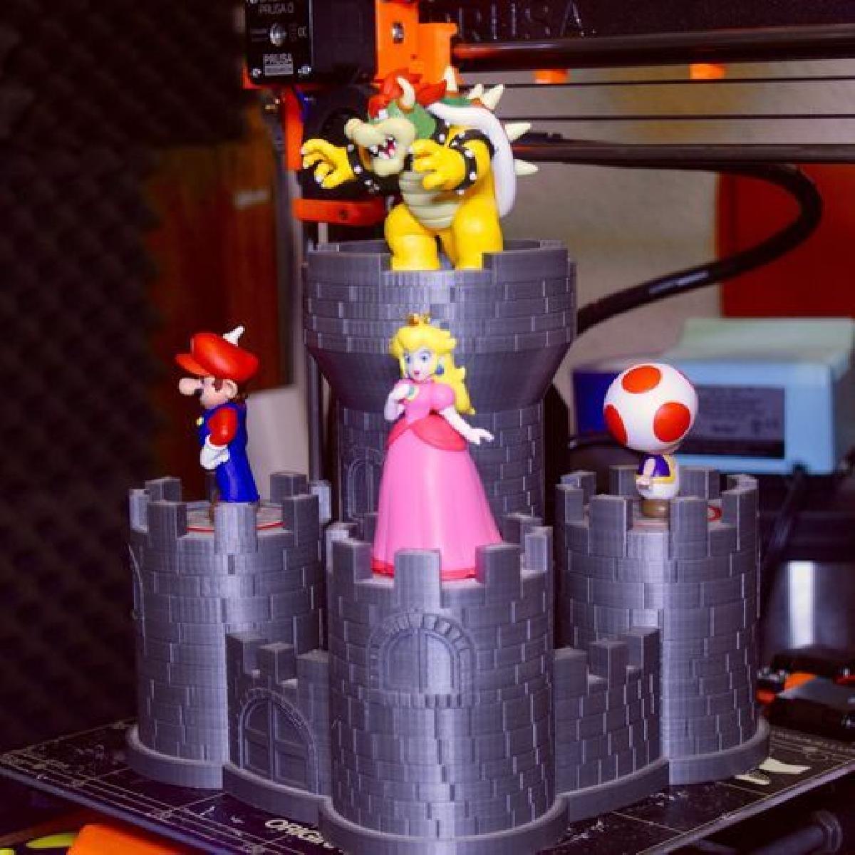 Base de Exposicao de Amiibo do Castelo do Bowser