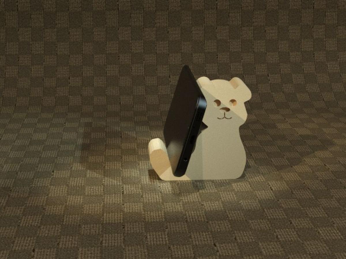 Suporte para Celular de Urso