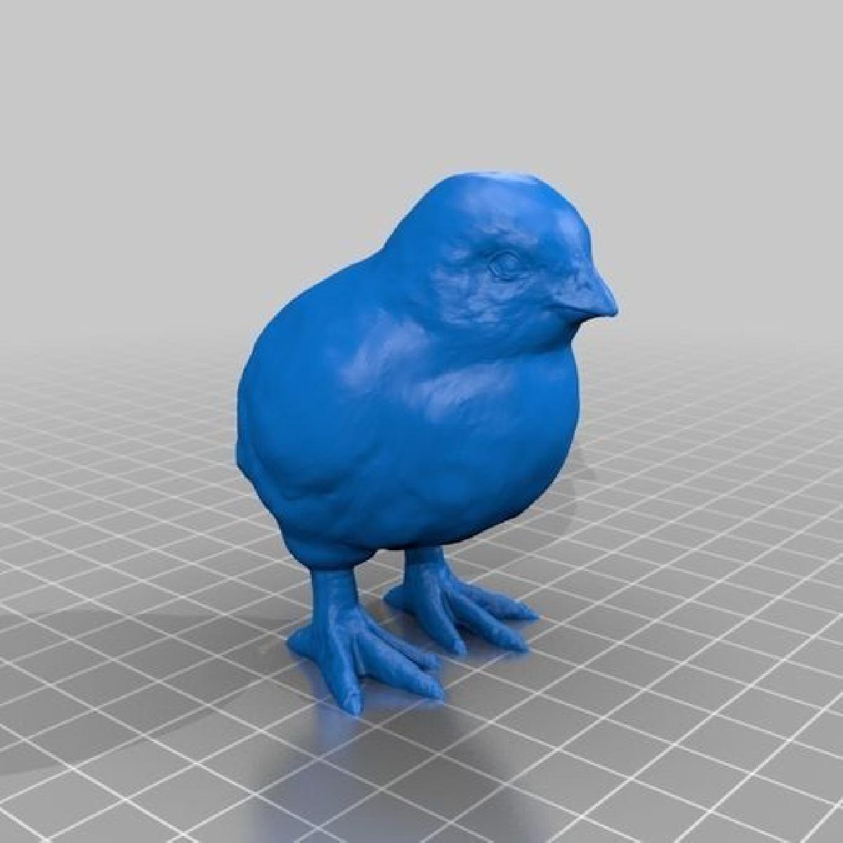 Dados 3D de Pintinho (Chick)