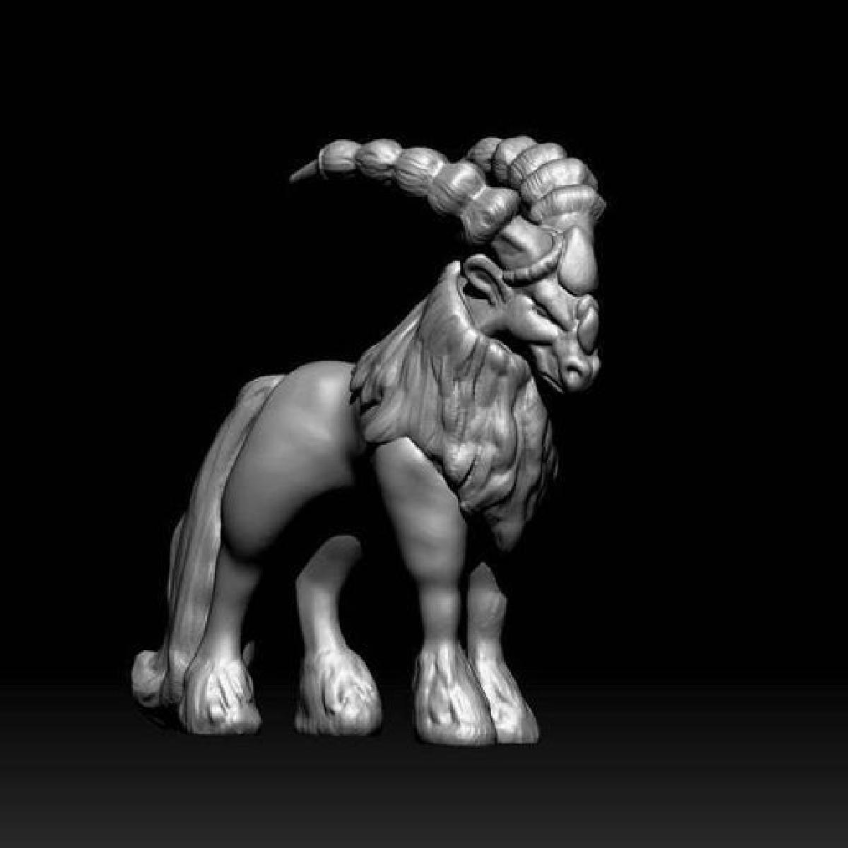 Cavalo de fantasia com chifres