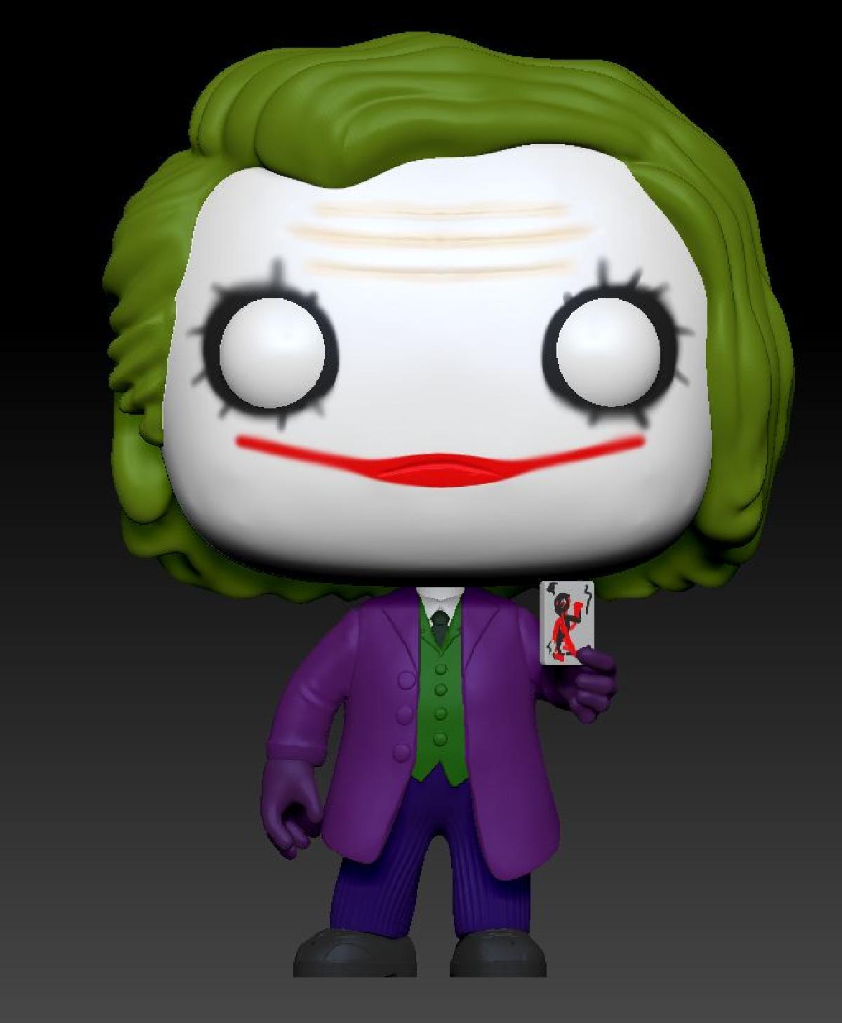 Coringa estilo Funko Pop